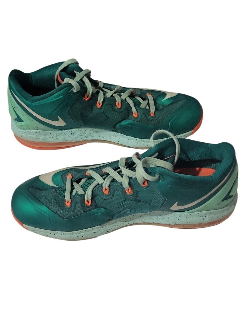Nike Max Air Max Lebron 11 Low Biscayne Mystic Green Men's Size 11